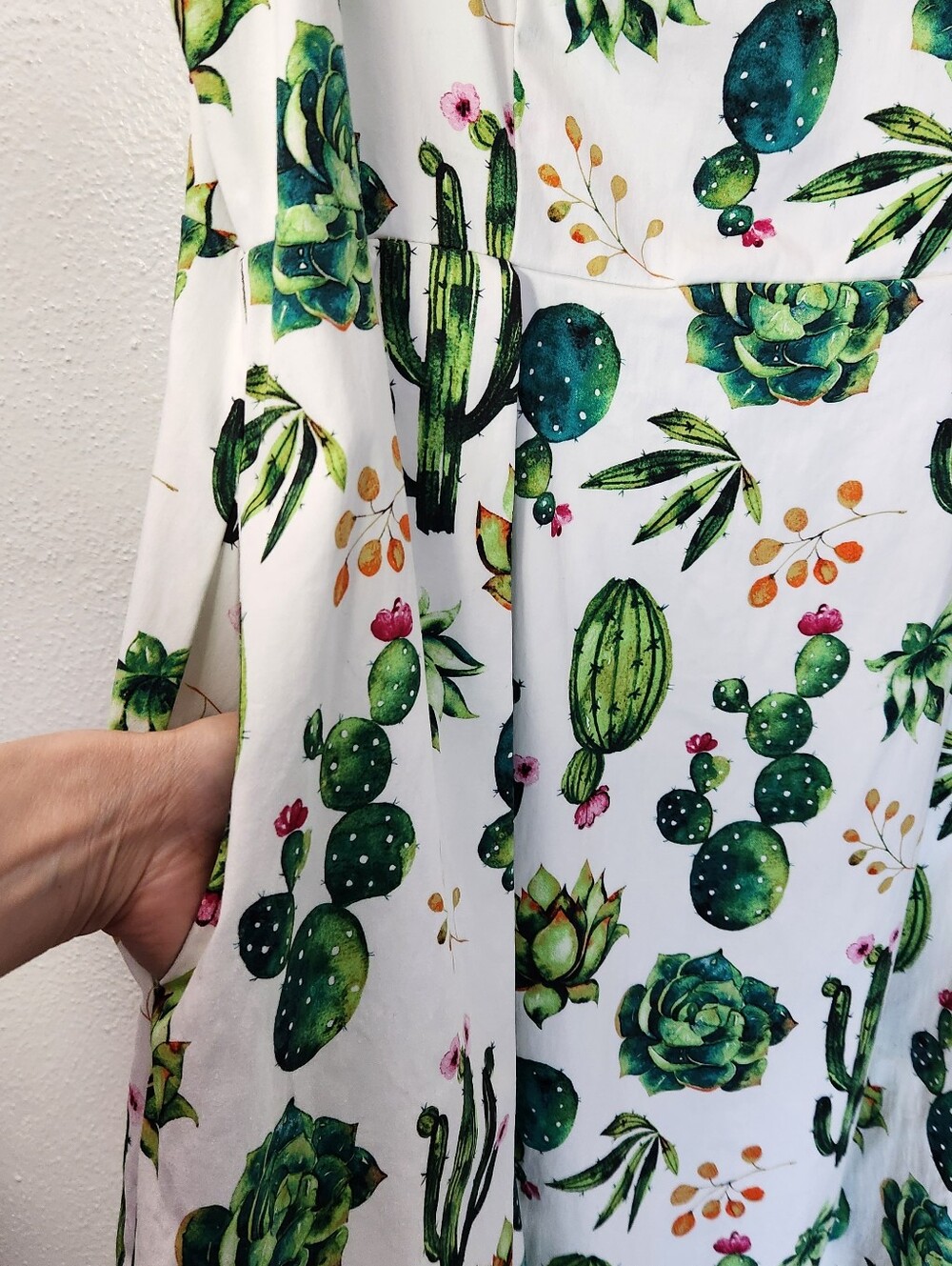 Dashing Darling Succulent A line Dress Size XL - Picture 7 of 10